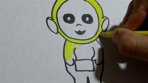 Cómo Dibujar Y Pintar A Laa Laa Kawai De Los Teletubbieshow To Draw