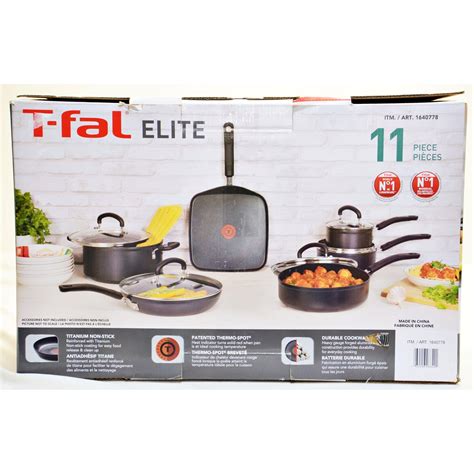 T-Fal Titanium Non-Stick Cookware Set 11-piece – Liquidation Nation