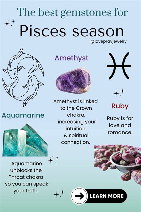 Pisces Birthstone And 8 Best Pisces Crystals Segni Zodiacali Segni