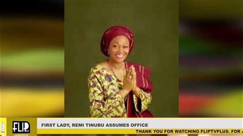 First Lady Remi Tinubu Assumes Office Youtube