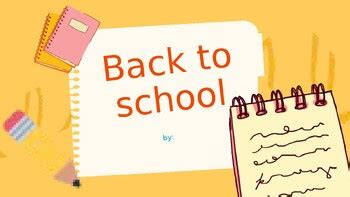 Back to school power point template by CrearMediaLab | TPT