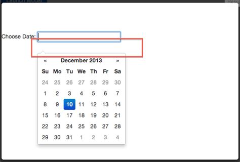 Javascript Bootstrap Datepicker Does Not Scroll When Scrolling The