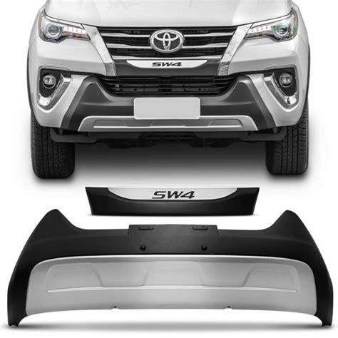 Overbumper Protetor Frontal Hilux Sw Preto E