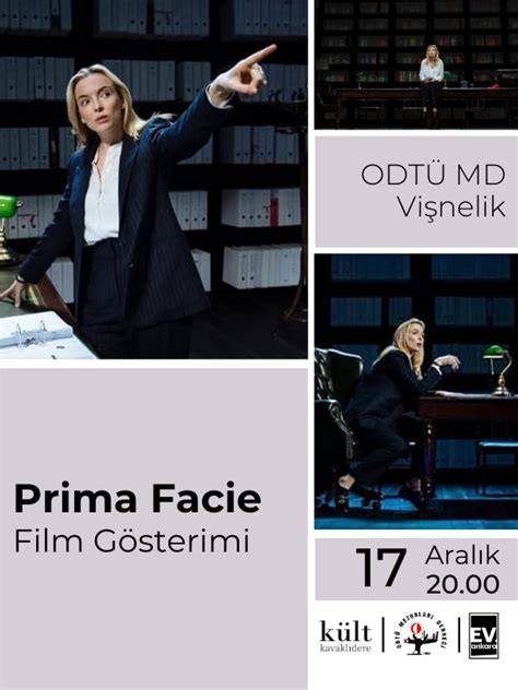 Vişnelik Etkinlikleri: Prima Facie - film 2024 | biletinial