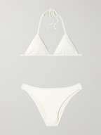 LIDO Cinquantotto Ribbed Triangle Bikini NET A PORTER