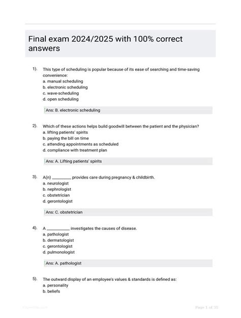 Final EXAM PORTAGE LEARNING MICROBIO 164 BIOD QUESTION AND ANSWER