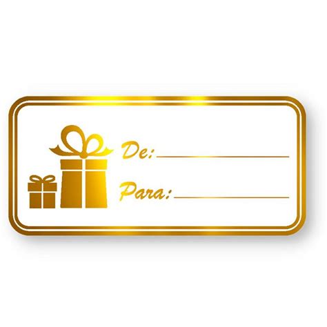 Adesivo De Para Ref Hot Stamping Dourado Unidades Stickr Rizzo Rizzo