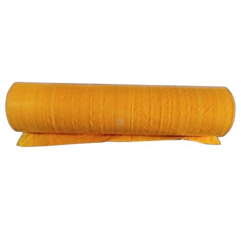 Plastic Yellow PVC Coated Waterproof Tarpaulins Thickness 2mm At Rs