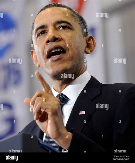 United States President Barack Obama Lays Out An Energy Policy During A Speech At Georgetown