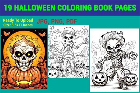 Halloween Coloring Pages Graphic By Mehedi Hassan Creative Fabrica