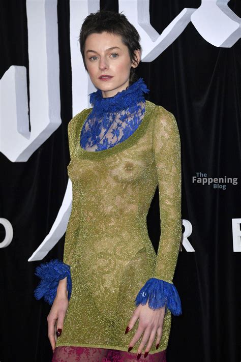 Emma Corrin Shows Off Her Nude Tits At The Nosferatu Premiere In Berlin Photos OnlyFans