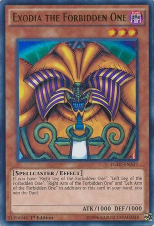 Exodia O Proibido Yu Gi Oh MYP Cards