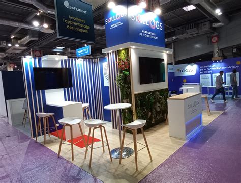 Stand sur mesure au salon Learning Technologies | Design-R