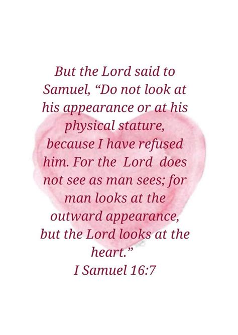 1 Samuel 167 Bible Passages Bible Truth 1 Samuel 16 7