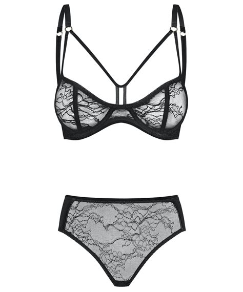 Noir Handmade Black Lace Bikini Set SEXYSTYLE Eu