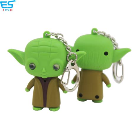 Star wars Master Yoda LED keychain with sound