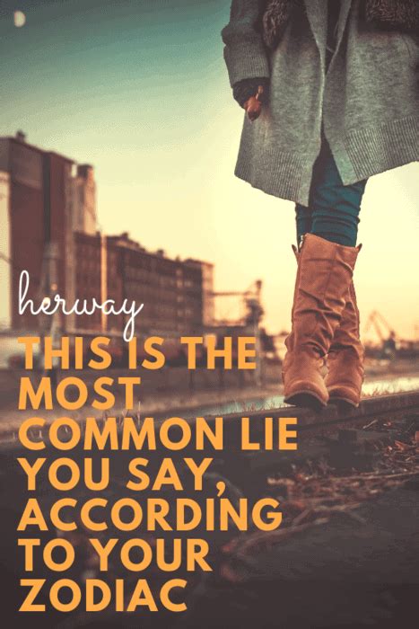 This Is The Most Common Lie You Say, According To Your Zodiac