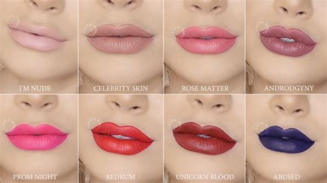 JEFFREE STAR VELOUR LIQUID LIPSTICK SWATCHES Review Demo