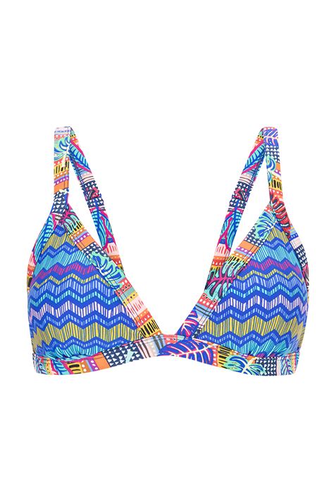 Sydne Üçgen Fit Bikini Üstü PLDYACPL IY BPR Baskılı Penti