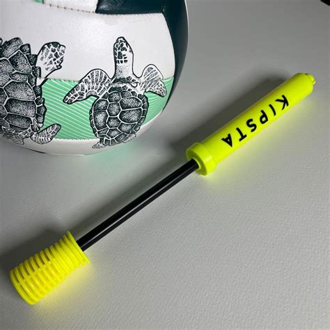 Beach Volleyball Copaya ball BVBS100 Dark Green and Double Action Pump ...