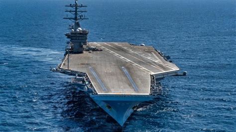 Does This Picture Show a U.S. Navy Aircraft Carrier Damaged by a Missile?