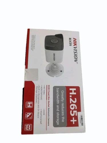 2 MP Hikvision H.265+ Exir Fixed Turret Network Camera, For Outdoor Use ...