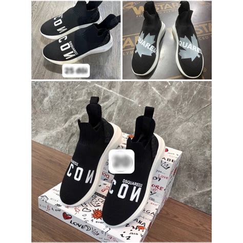 Giầy cổ cao nam DSQ2 Icon sieu hot hit Giầy thể thao cao cổ nam cao cấp Shopee Việt Nam
