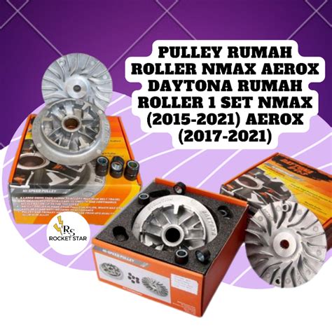 Jual Pulley Rumah Roller Nmax Aerox DAYTONA Rumah Roller 1 SET NMAX