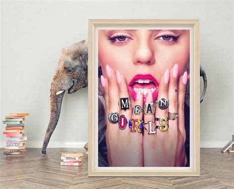 Mean Girls Movie Poster Mean Girls 2024 Poster High Quality Canvas