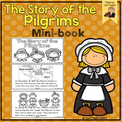 The Story Of The Pilgrims Mini Book Made By Teachers