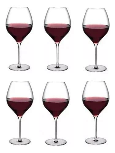 Set 6 Copa Vino Cristal Nude Pasabahce Copon 440cc Vinifera