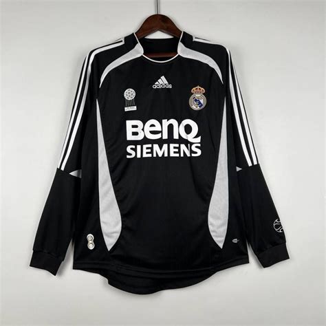 Real Madrid Away Shirt Long Sleeved Premier Retros