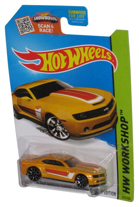 Hot Wheels Hw Workshop Yellow Chevy Camaro Special Toy Car Walmart