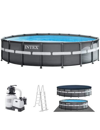 Intex Kit Piscine Tubulaire Ultra Xtr Ronde X M