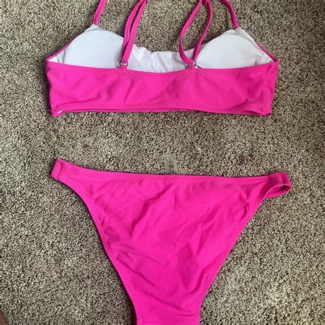 Pink Bikini Set Depop