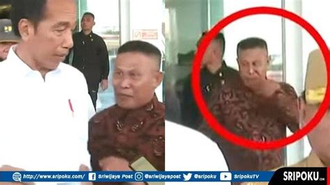 IDENTITAS Pria Yang Tarik Presiden Jokowi Di Konawe Terobos Paspampres