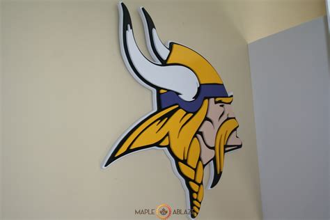 3d Minnesota Vikings Wooden Vintage Sign Etsy