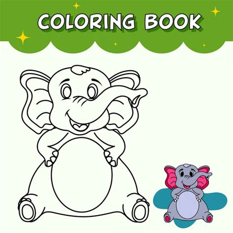 Libro Para Colorear Trazado Hoja Trabajo Color Con Dibujos Animados Vector De Stock Por