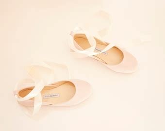 Nude Ballet Flats Etsy