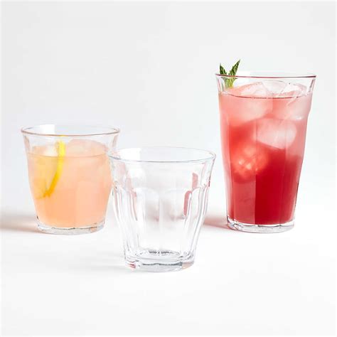 Duralex Picardie Drink Glasses Crate And Barrel