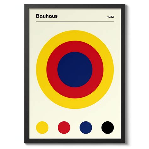 Bauhaus Circles Bauhaus Framed Prints And Posters Animato