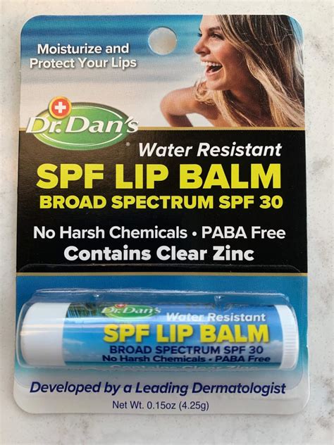 Dr. Dan’s SPF 30 Lip Balm