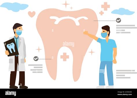 Doctor Dentists Work Together In Dental Clinic With Patient S Teeth