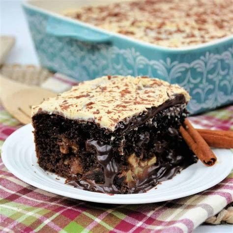 gooey chocolate apple cake everyday eileen