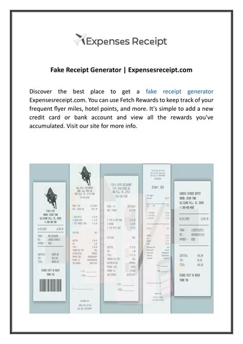 PPT Fake Receipt Generator Expensesreceipt Com3 PowerPoint