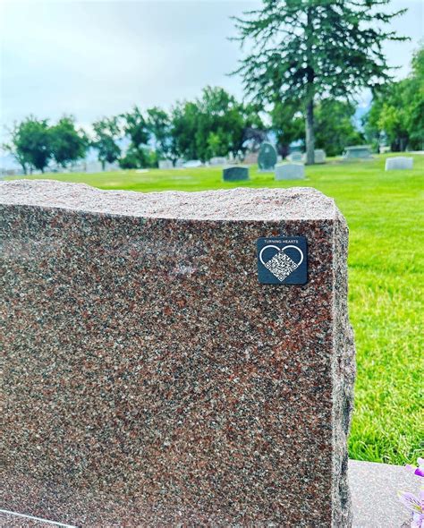 Purchase a Memorial Stone Featuring a QR Code for Accessing Photos and