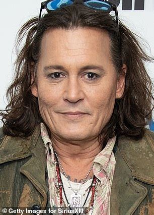 Here's Johnny... we think?! Depp, 59, looks completely different as he ...