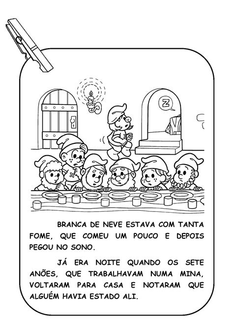 Branca De Neve E Os Sete Anões Para Imprimir