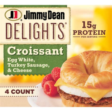 Jimmy Dean Delights Turkey Sausage Egg White Cheese Croissant Frozen