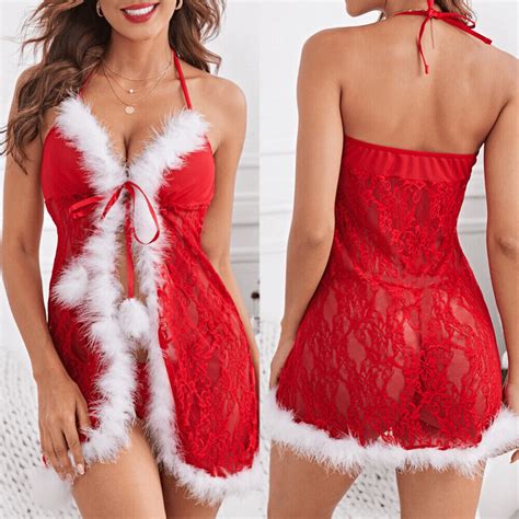 Women S Dating Sexy Lingerie Set Babydoll Sleepwear Underwear G String Nightwear Walmart